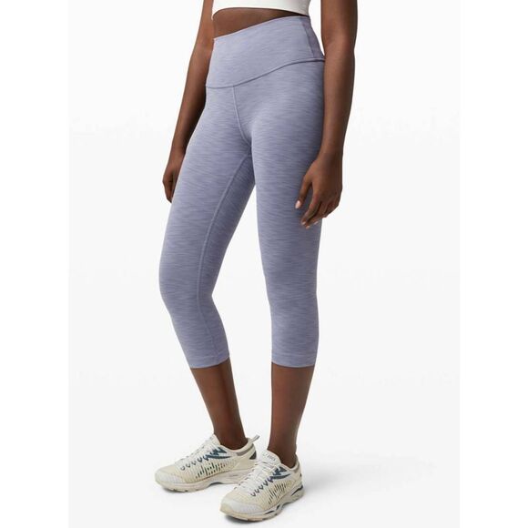 LULULEMON ATHLETICA Wunder Train High-Rise Crop 21' Size 6 - Picture 1 of 5